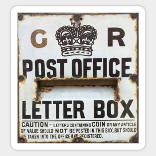 Penshurst GR Post Box sign Sticker